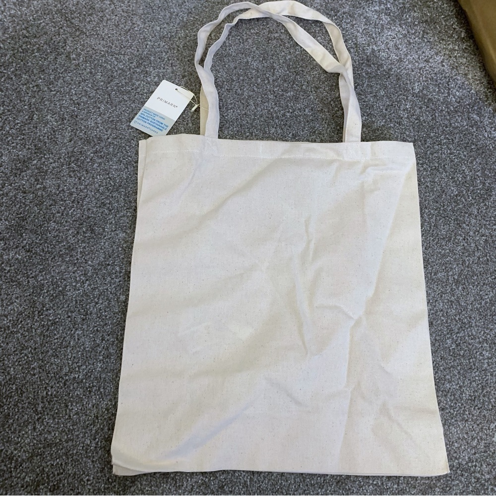 NWT Primark Vincent Van Gogh almond blossom (1890) painting canvas tote bag - Picture 2 of 4